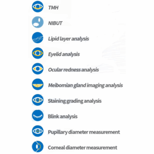 Könnyfilm- és Ocularis Felszínanalizátor Dry Eye Analyzer – VDE-50A - Image 3