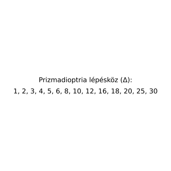 Vertikális Prizmaléc (1-30 Δ, 15 lépésközzel) – VPB-130V - Image 2