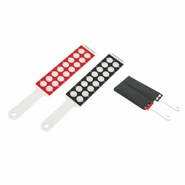 Retinoszkóp Lencsesor Bőr Tokban (2x16 lencsés) – VRL-2X16